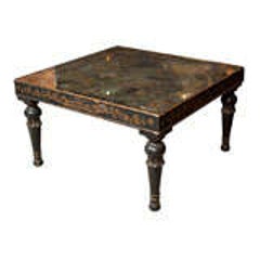 Chinoiserie Style Coffee Table Stamped Jansen 5